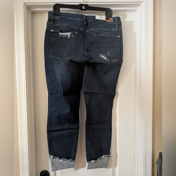 Judy Blue Skinny Destroyed Jeans Size 18W - Picture 2 of 4